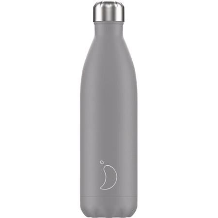 Chilly's 750ml Bottle   Mono Grey