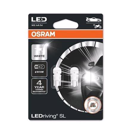 Osram LEDriving 12V 0,8W W5W W2.1x9.5d LED Bulb   Twin Pack
