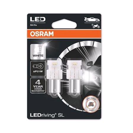 Osram LEDriving 12V 1,9W P21W BA15s LED Bulb   Twin Pack