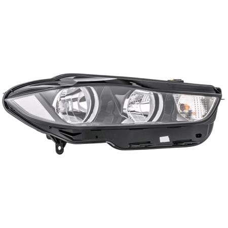 Right Headlamp (Halogen, Takes H7 / H15 Bulbs, Supplied With Motor, Original Equipment) for Jaguar XE 2015 on