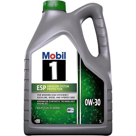 Mobil 1 ESP LV 0W 30 A5/B5, C2 Full Synthetic Engine Oil   5 Litres