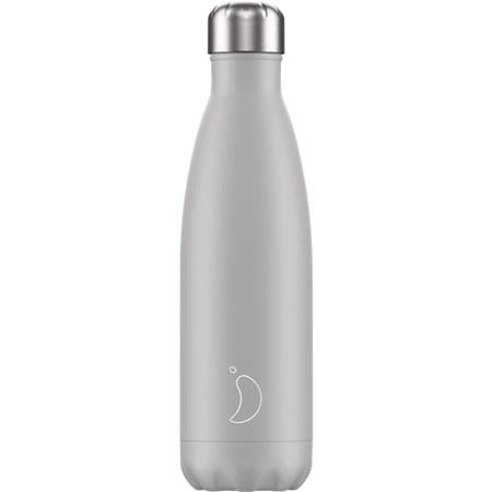 Chilly's 500ml Bottle   Mono Light Grey