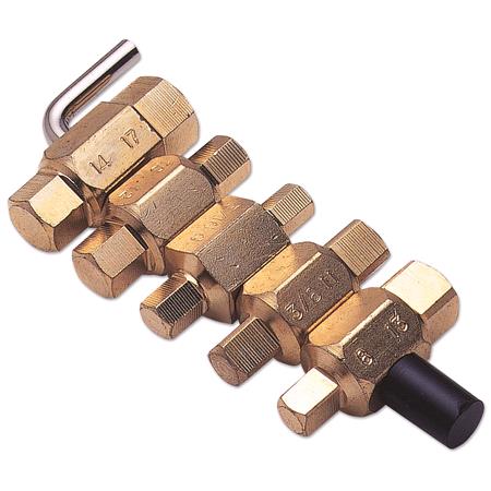 LASER 1580 Drain Plug Key Set   5 Piece