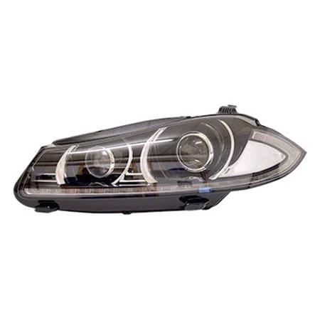 Left Headlamp (Bi Xenon, Takes D3S Bulb, Without Curve Light, With LED Daytime Running Light, Original Equipment) for Jaguar XF 2011 2015