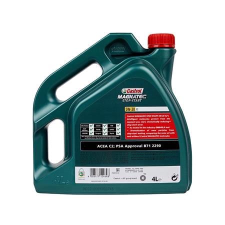 Castrol Magnatec 5W 30 C2 Fully Synthetic Engine Oil   4 Litre