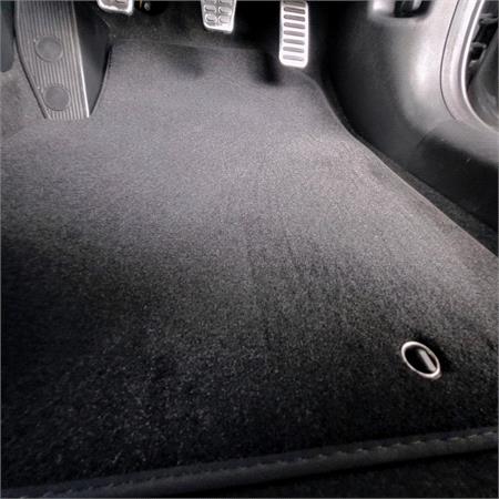 Prestige Tailored Car Mats in Black for BMW 5 Series Touring (E61) 2004 2010   4 Piece   Velcro Fixings in Drivers Mat