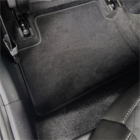 Prestige Tailored Walkthrough Mat in Black for Peugeot Boxer Bus 2006 Onwards   1 Piece   No Clips