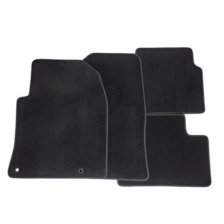 Prestige Tailored Car Mats in Black for Hyundai i30 Hatchback 2012 2017   4 Piece   3 Clips