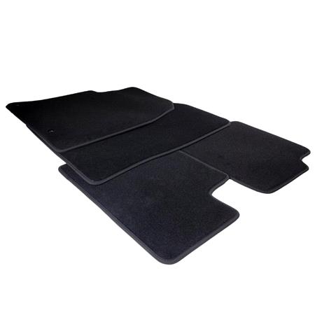 Prestige Tailored Car Mats in Black for Hyundai i30 Hatchback 2012 2017   4 Piece   3 Clips