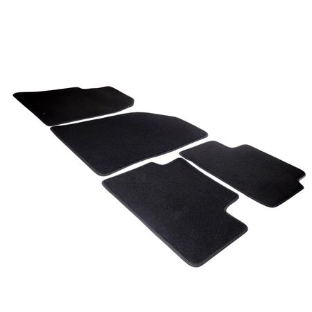 Prestige Tailored Car Mats in Black for Hyundai i30 Hatchback 2012 2017   4 Piece   3 Clips