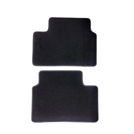 Prestige Tailored Car Mats in Black for Hyundai i30 Hatchback 2012 2017   4 Piece   3 Clips