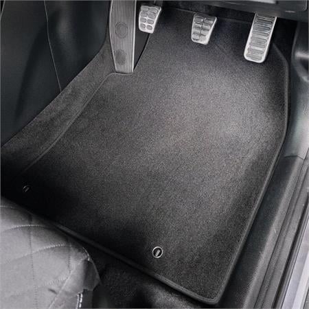 Prestige Tailored Car Mats in Black for Audi A5 Sportback 2009 2016   4 Piece   2 Clips In Driver and Passenger Mats