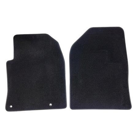 Prestige Tailored Car Mats in Black for Hyundai i30 Hatchback 2012 2017   4 Piece   3 Clips