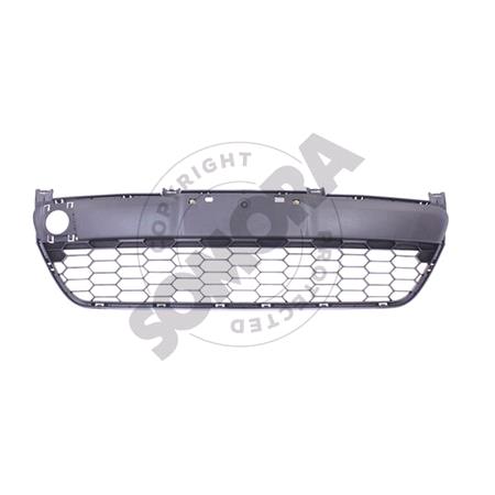 Mazda 2 2008 2011 Front Bumper Grille, Standard Model Only, Matte Black, TUV Approved