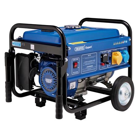 Draper Expert 16066 Petrol Generator with Wheels, 2000W