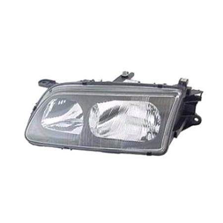 Left Headlamp (With Load Level Adjustment, Original Equipment) for Mazda 626 Mk V Hatchback 1997 1999