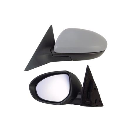 Left Wing Mirror (electric, heated, primed cover) for Mazda 6 2007 2013