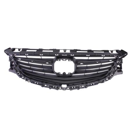 Mazda 6 Saloon 2013 2018 Grille, Grained, Matte Dark Grey, Supplied Without Trims, TUV Approved