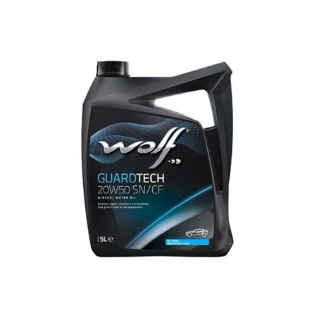 Wolf GuardTech 20W50 SN/CF Mineral Engine Oil   5 Litre