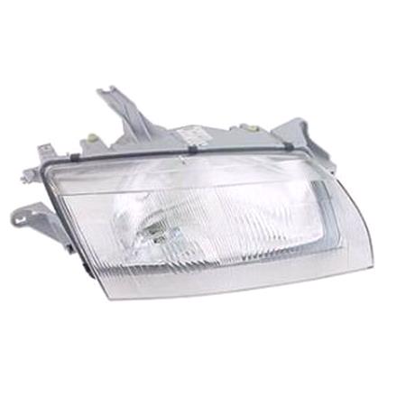 Right Headlamp (Electric Adjustment, Original Equipment, 3 Dr & 4 Dr) for Mazda 323 S Mk V 1997 1998