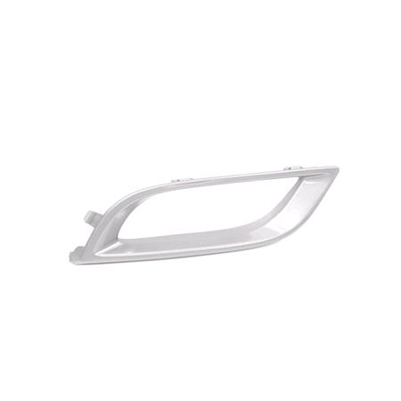 Mazda 3 2009 2011 LH (Passengers Side) Fog Lamp Bezel, Painted Silver, Sport Models Only