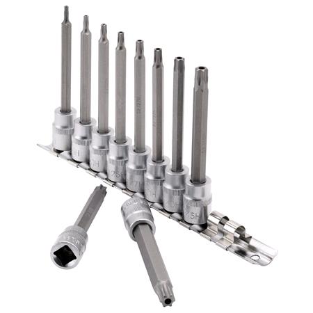 Draper Expert 16333 TX STAR Security Socket Bit Set, 3/8" Sq. Dr. (10 Piece)