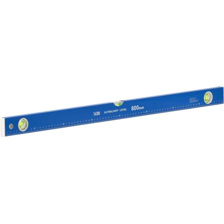 SPIRIT LEVEL, ALUMINIUM, 3 VIALS, 600MM