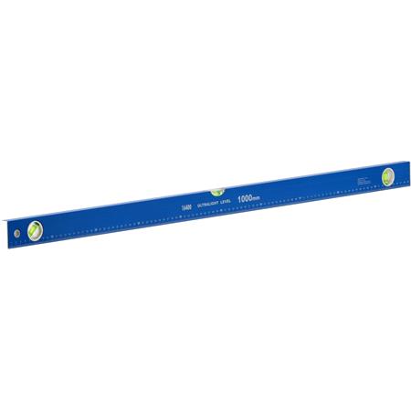 SPIRIT LEVEL, ALUMINIUM, 3 VIALS, 1000MM