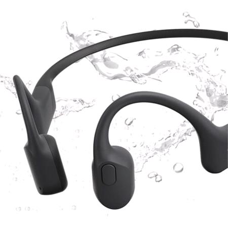 SHOKZ OpenRun Bone Conduction Open Ear Sport Headphones   Black