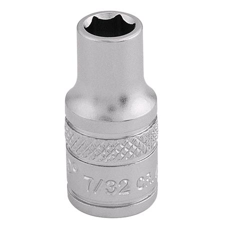 Draper Expert 16518 1 4 inch Square Drive Imperial Socket (7 32 inch)
