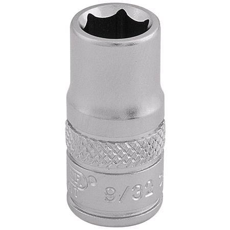 Draper Expert 16521 1 4 inch Square Drive Imperial Socket (9 32 inch)