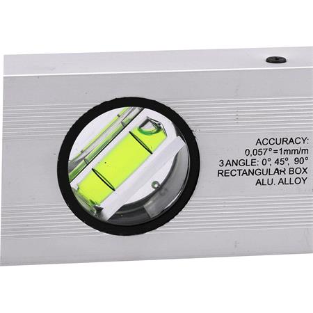SPIRIT LEVEL, ALUMINIUM, 3 VIALS, 400MM