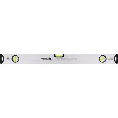 SPIRIT LEVEL, ALUMINIUM, 3 VIALS, 600MM