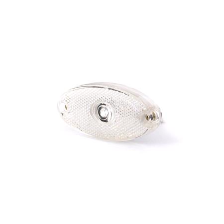 LAMP   12/24V CLEAR LED FRONT MARKER / REFLECTOR DP