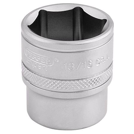 Draper Expert 16575 3 8 inch Square Drive 6 Point Imperial Socket (13 16 inch)