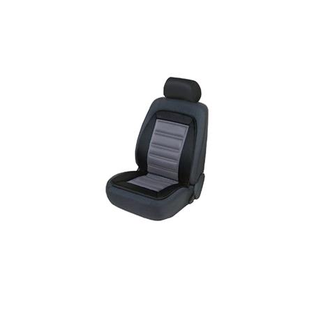 Heated Seat Cushion with Thermostat   Grey Black