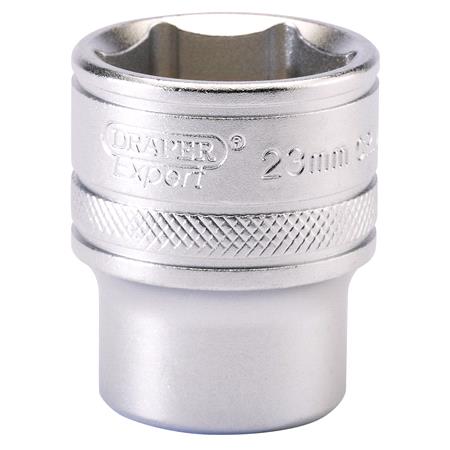 Draper Expert 16614 1 2 inch Square Drive 6 Point Metric Socket (23mm)