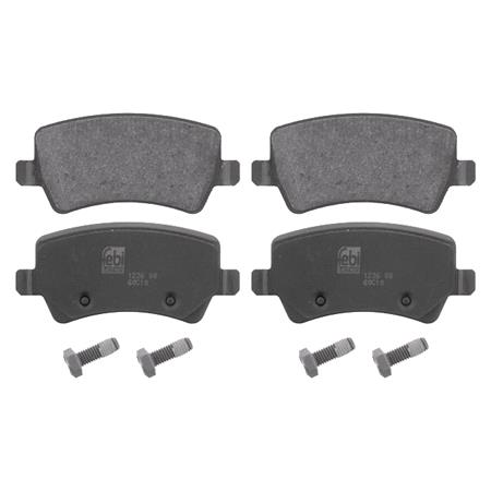 Febi Bilstein Rear Brake Pads (Full set for Rear Axle)   16625