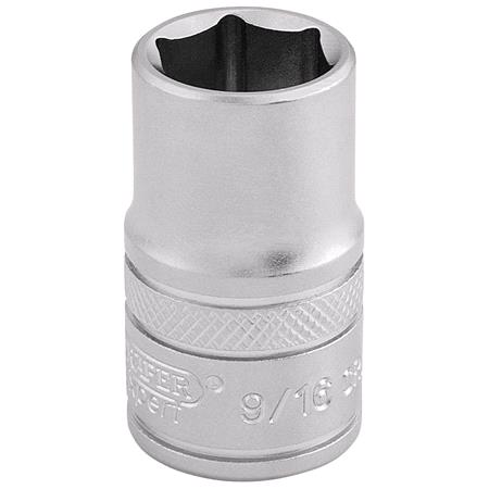 Draper Expert 16638 1 2 inch Square Drive 6 Point Imperial Socket (1.3 16 inch)