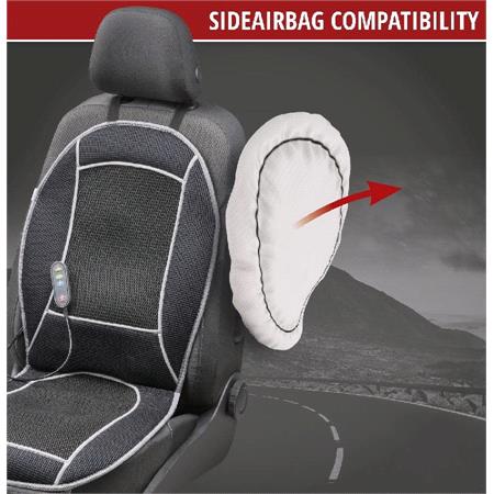 Walser CoolHeat Car Seat Cushion with Heating, Cooling and Massage Funtions