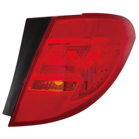 Right Rear Lamp (Outer, On Quarter Panel, Without Bulbholder) for Opel MERIVA B 2010 on
