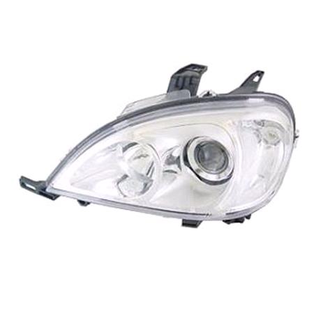 Left Headlamp (Halogen Only) for Mercedes M CLASS 2001 2005