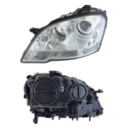 Left Headlamp (Halogen, Takes H7/H7 Bulbs, Original Equipment) for Mercedes M CLASS  2009 2012
