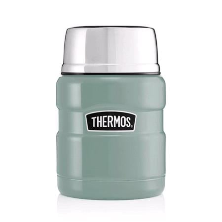 Thermos 470ml Stainless Steel Food Jar with Spoon Duck Egg Blue