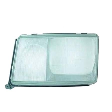 Left Headlamp Lens (Original Equipment) for Mercedes Saloon 1989 1993