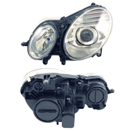 Left Headlamp (Halogen, Takes H7 / H7 Bulbs, Supplied With Motor, Original Equipment) for Mercedes E CLASS 2006 2009