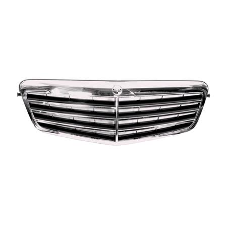 Mercedes Benz E Class W212 2009 2013 Grille, With Chrome Moulding, Avantgarde Models, TUV Approved