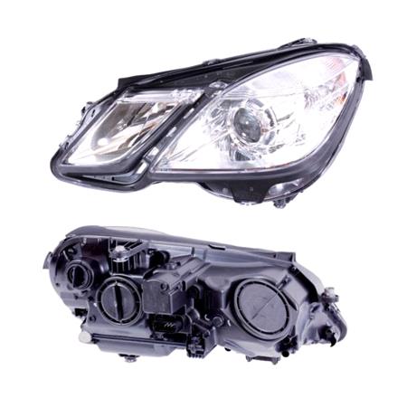 Left Headlamp (Halogen, Takes H7 / H7 Bulbs, Supplied With Motor, Original Equipment) for Mercedes E CLASS 2009 2013