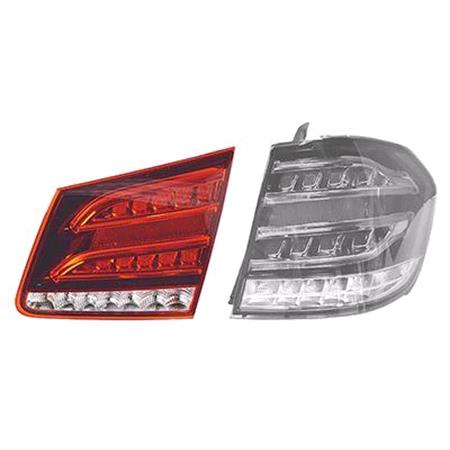 Right Rear Lamp (Inner, On Boot Lid, LED, Estate Models Only, Original Equipment) for Mercedes E CLASS Estate 2013 to 2016