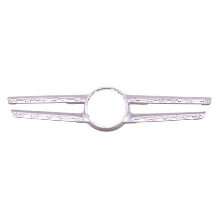 Mercedes E Class, W213 2016 2020 Front Bumper Grille Trim, Painted Silver, Supplied Without Four Chrome Inserts